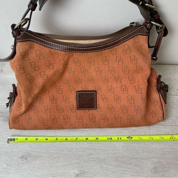 DOONEY & Bourke Signature Monogram Single Strap Shoulder Bag - Picture 14 of 15
